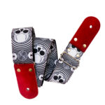 Strap Guitarra/Bajo Audio Calaveras Rojas