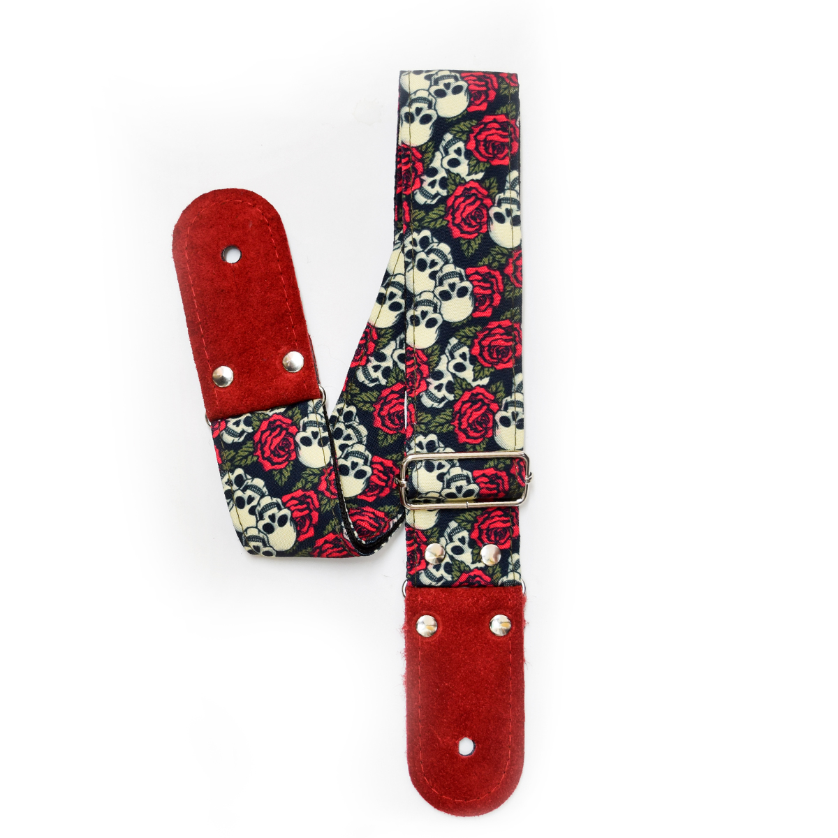 Strap Guitarra/Bajo Calaveras y Rosas
