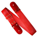 Correa para guitarra, Tahalí /Bajo Cinturón de Seguridad Rojo