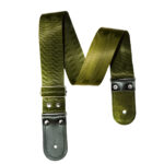 Strap Guitarra/Bajo Cinturón de Seguridad Verde Militar