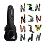 Funda para Guitarra clásica bordes Grises & Correa