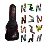 Funda para Guitarra eléctrica bordes Rojos & Correa