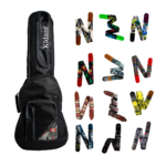 Funda para Guitarra eléctrica bordes Grises & Correa